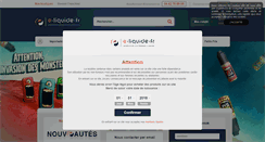 Desktop Screenshot of e-liquide-fr.com
